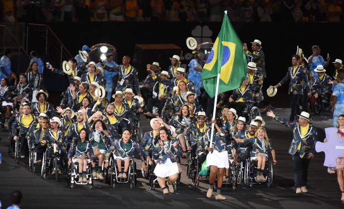 Cerimônia de abertura da Paralimpíada Rio 2016 - Shirlene Coelho Brasil (Foto: André Durão)