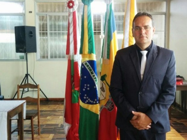 Pedro Ostetto assumiu a prefeitura de Bom Jardim da Serra (Foto: Jaqueline Ostetto/São Joaquim Online)