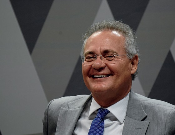 O presidente do Senado Renan Calheiros (Foto:  MATEUS BONOMI/AGIF/ESTADÃO CONTEÚDO)