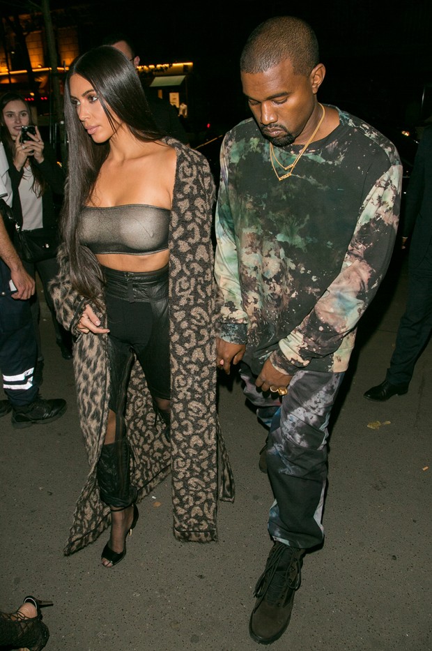 Kim Kardashian e Kanye West (Foto: Marc Piasecki/GC Images)
