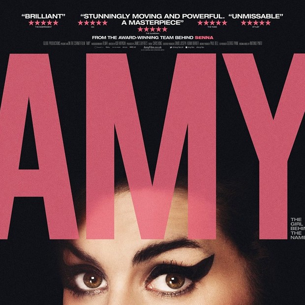 Detalhe do cartaz oficial do documentário "Amy" (Foto: Divulgação)