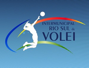 Logotipo da edição 2014 do Intermunicipal Rio Sul de Vôlei Masculino (Foto: Arte/TV Rio Sul)