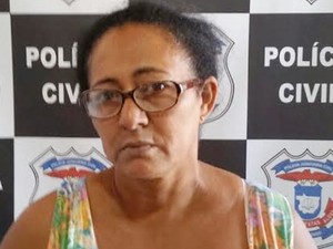  Marinalva Correira de Freitas foi presa suspeita de matar o marido (Foto: Assessoria/Polícia Civil de MT)