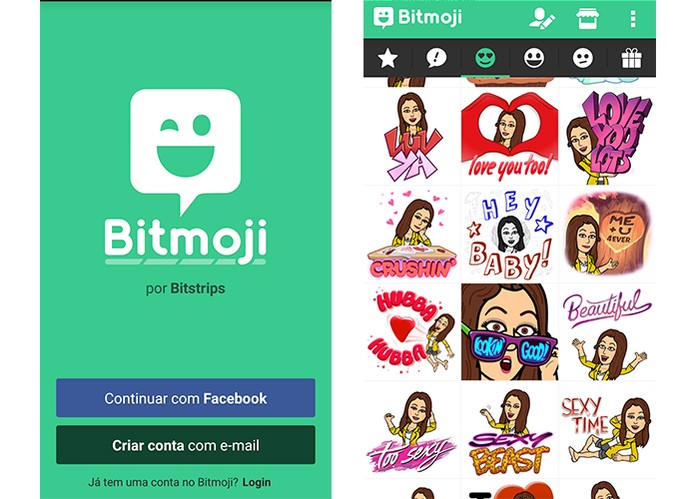 Emojis personalizados com avatares dos usuários (Foto: Reprodução/Barbara Mannara)