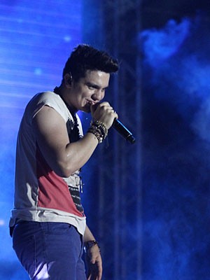 Luan Santana, no São João da Capitá (Foto: Flávio Alves / G1)