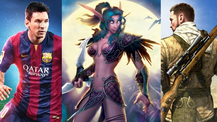 FIFA 15, World of Warcraft e Sniper Elite 3 estão entre as ofertas da Black Friday (Foto: Reprodução)