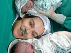 Após morte cerebral da esposa, pai pede ajuda para gêmeas prematuras
