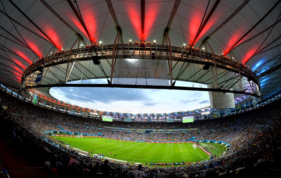 Maracanã, na final da Copa de 2014 entre Alemanha e Argentina: Copa América de 2019 deve ficar concentrada no Sudeste (Foto: AFP)