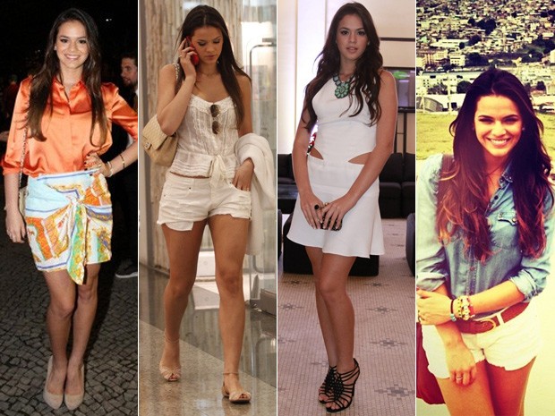 Bruna Marquezine - Estilo - Pernas de fora (Foto: Clayton Militão e Henrique Oliveira / Photo Rio News - Marcos Ferreira/ Photo Rio News - Philippe Lima e Felipe Panfili / Ag. News - Reprodução/ Instagram)