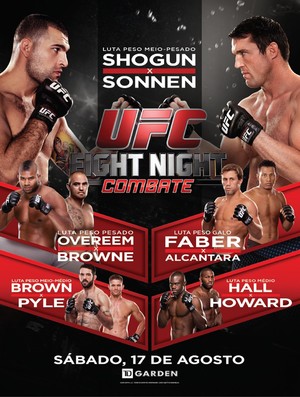 Poster UFC Fight Night Combate - Shogun x Sonnen (Foto: Divulgação )