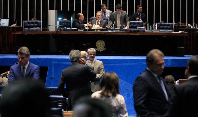 Plenário do Senado Profut votação MP (Foto: Beto Barata/Agência Senado)