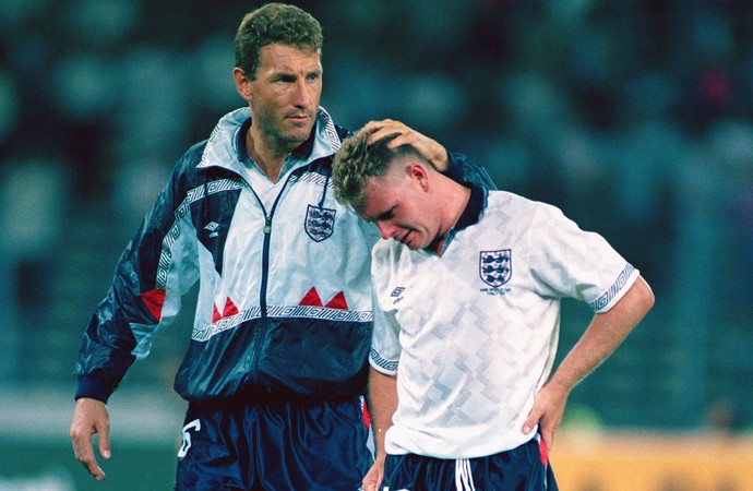Choro do Gascoigne Inglaterra na semifinal de 1990 (Foto: Getty Images)