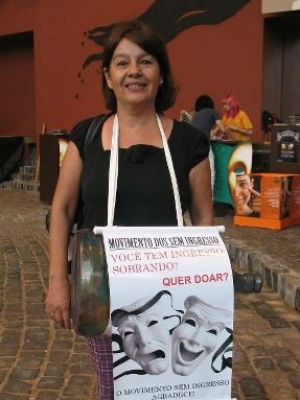 Débora Cristina dos Santos é uma das fundadoras do Movimento Sem Ingresso (Foto: Divulgação)