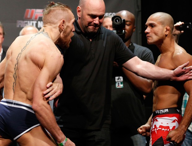UFC Conor McGregor e Diego Brandao (Foto: Agência Getty Images)