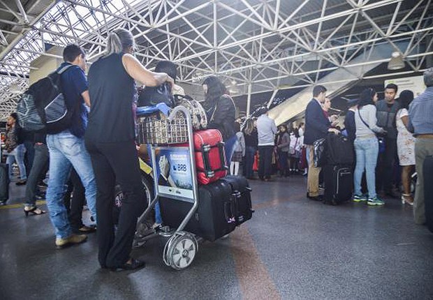 Aeroporto ; bagagem ; aviação ; viagem ; malas ; novas regras da Anac ; passagens aéreas ; passageiros ; (Foto: José Cruz/Agência Brasil)