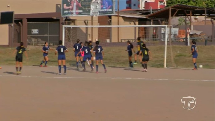 Três partidas foram realizadas válidas pela primeira rodada do campeonato santareno feminino (Foto: Reprodução/TV Tapajós)