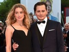 Johnny Depp e Amber Heard vão juntos ao Festival de Veneza