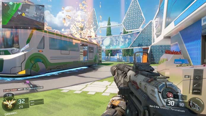 Call of Duty: Black Ops 3: modo online tem mapas mais simples (Foto: Reprodução/Murilo Molina)