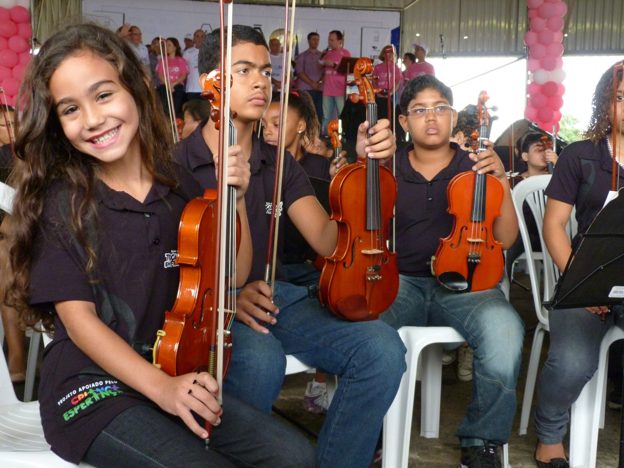 Orquestra Mirim (Foto: Rogério Bono)