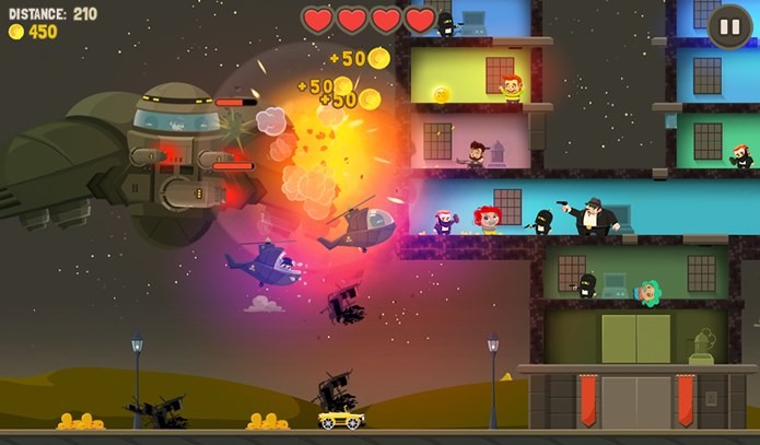 Alienígenas não lhe darão folga neste divertido jogo (Foto: Divulgação)