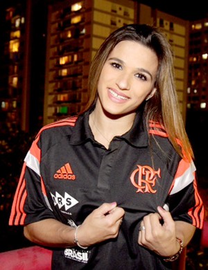 Jade Barbosa ginástica Flamengo (Foto: Gilvan de Souza / FlaImagem)