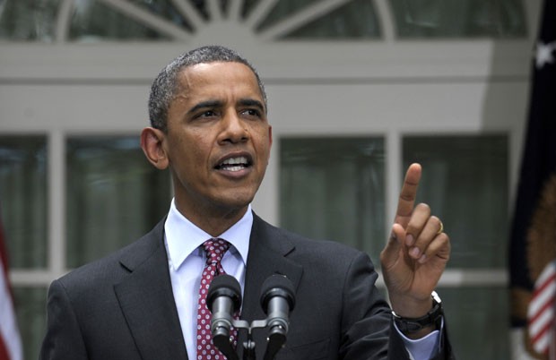 O presidente dos EUA, Barack Obama, anuncia as mudanças na política de deportação nesta sexta-feira (15) na Casa Branca (Foto: AP)