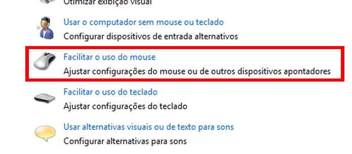 Opções facilitam controle do Windows caso algum periférico apresente problemas (foto: Reprodução/Windows)