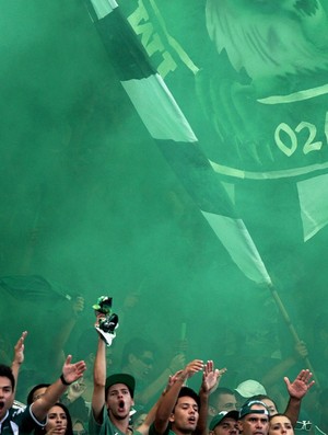 Torcida do Coritiba no Estádio Couto Pereira, no Atletiba, pelo Campeonato Paranaense (Foto: Site oficial do Coritiba/Divulgação)