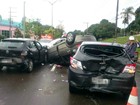 Em Manaus, colisões no trânsito são registradas na manhã deste domingo
