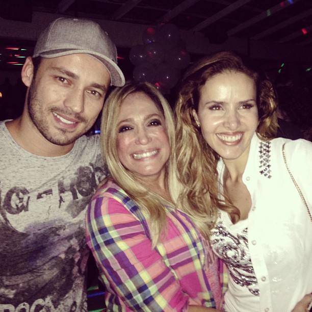 Rodrigo Andrade, Susana Vieira e Leona Cavalli (Foto: Instagram/ Reprodução)