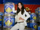 Daniela Albuquerque é a nova rainha de bateria da Acadêmicos do Tucuruvi