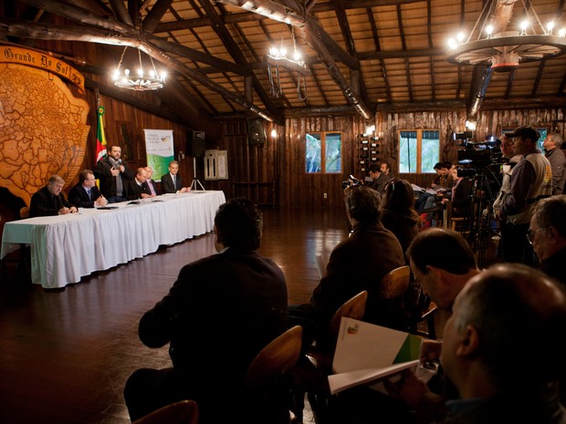 Governo do Rio Grande do Sul apresenta o balanço dos Planos Safra dos anos anteriores. (Foto: Camila Domingues/Palácio Piratini)