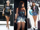 Inspire-se em Rihanna, Miley e Anitta e aposte nas camisetas de banda