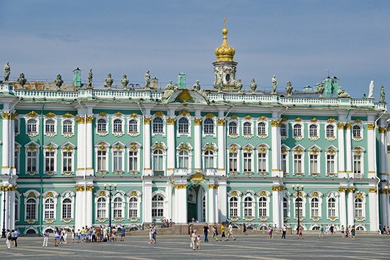 Símbolo de São Petersburgo, o Palácio de Inverno é hoje parte do Museu Hermitage, um dos maiores do mundo  (Foto: © Haroldo Castro/ÉPOCA)