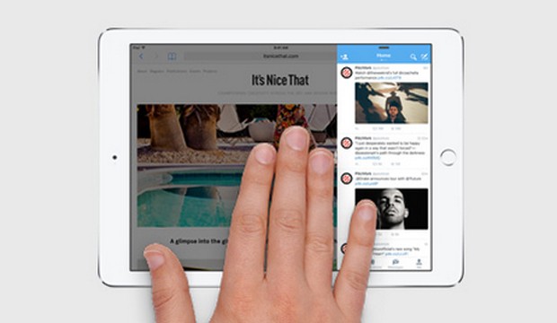 Usuário do iPad agora poderá abrir mais de um aplicativo ao mesmo tempo - dispostos os dois, juntos, na tela (Foto: Divulgação)