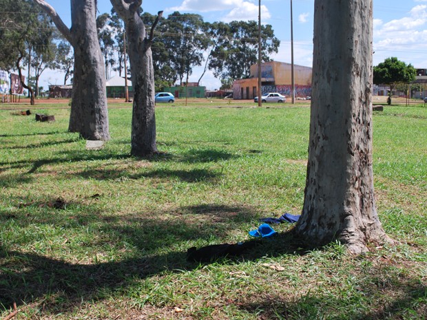 Local no Recanto das Emas, Distrito Federal, onde a vítima estava quando sequestradoras foram flagradas pela polícia (Foto: Polícia Civil/Divulgação) Local no Recanto das Emas, Distrito Federal, onde a vítima estava quando sequestradoras foram flagradas pela polícia (Foto: Polícia Civil/Divulgação)