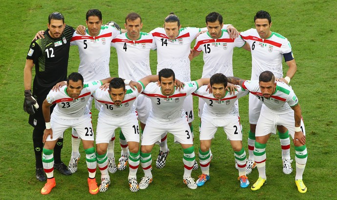 Seleção da Irã posada (Foto: Agência Getty Images)