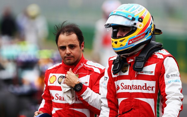 Massa Alonso treino GP da Austrália (Foto: Getty Images)