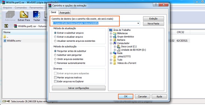 Salve o arquivo completo no computador (Foto: Reprodução/Barbara Mannara)