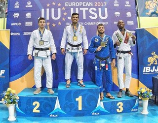 Gabriel Marangoni ficou em terceiro lugar no Europeu de Jiu Jitsu (Foto: Divulgação IJJF)