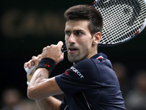 Novak Djokovic x Milos Raonic final do Masters 1000 de Paris (Foto: Reuters)