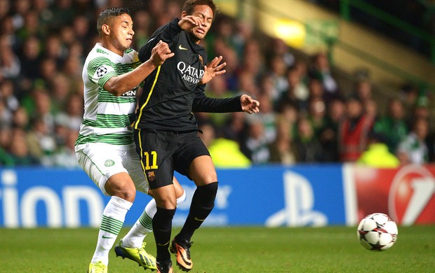 Neymar Celtic e Barcelona (Foto: Getty Images)