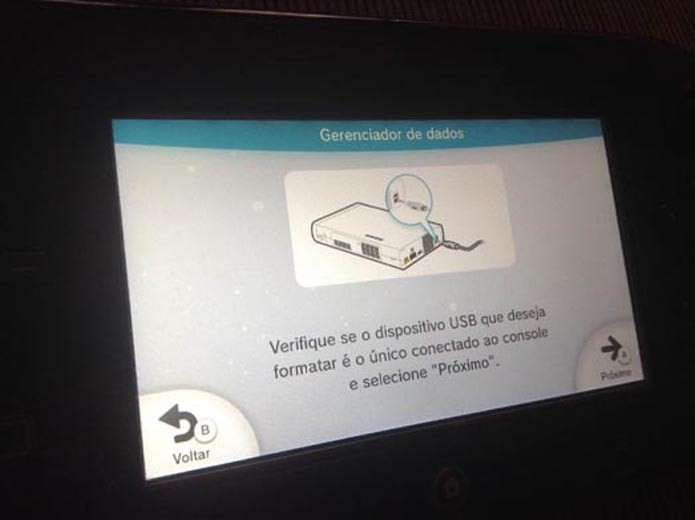 Wii U: aprenda a configurar pendrives e HDs externos para usar no console (Foto: Reprodução/ Murilo Molina)