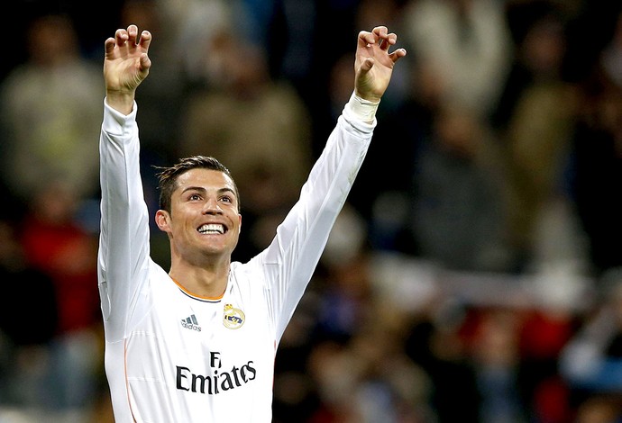Cristiano Ronaldo comemoração gol Real Madrid jogo Celta (Foto: EFE) Cristiano Ronaldo comemoração gol Real Madrid jogo Celta (Foto: EFE)