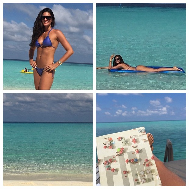 Daniella Sarahyba nas Maldivas (Foto: Instagram/ Reprodução)
