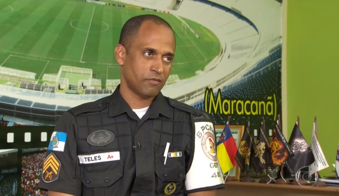 Espancado por corintianos, PM diz: 