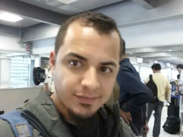 Turista ficou cerca de nove horas detido em sala do aeroporto sem comunicação (Foto: Arquivo Pessoal/ Leonardo Bottini)