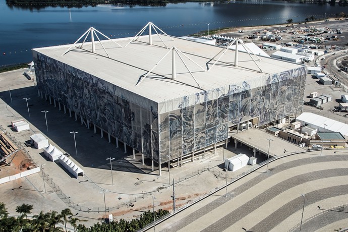 Estádio Aquático do Parque Olímpico (Foto: Renato Sette Câmara / Prefeitura do Rio)
