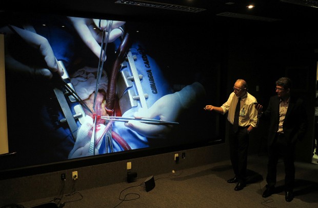 UFRN participa de transmissão inédita de cirurgia cardíaca em alta resolução. (Foto: Cícero Oliveira)