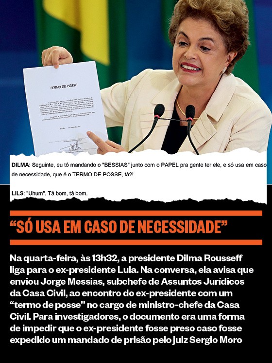 Militância. A presidente Dilma Rousseff. Ela fez um discurso inflamado na posse de Lula, de olho na militância petista (Foto: Arte/Época)